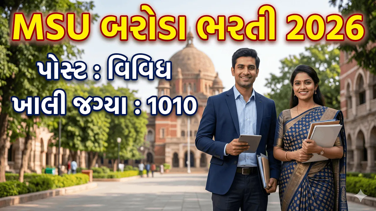 MSU Baroda Recruitment 2026